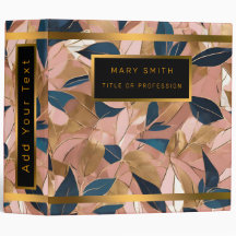 Blush Pink Gold Boho Popular Leaves Collectie