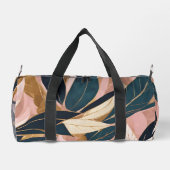 Blush Pink Gold Boho Trendy Leaves Collectie Plunjezak (Achterkant)