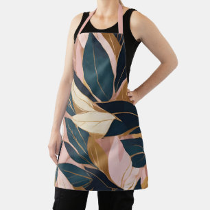 Blush Pink Gold Boho Trendy Leaves Collectie Schort