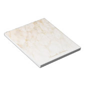 Blush Pink Gold Brown Elegant Marble Notitieblok (Schuin)