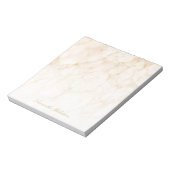 Blush Pink Gold Brown Elegant Marble Notitieblok (Linkerzijde)
