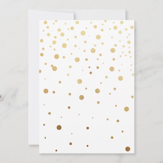 Blush Pink Gold Brunch & Bubbly Vrijgezellenfeest Kaart (Achterkant)