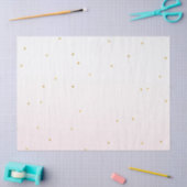 Blush Pink Gold Confetti Sparkle Ombre Tissuepapier (Craft)