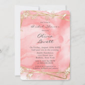 Blush Pink Gold Fairytale Vrijgezellenfeest Kaart (Voorkant)