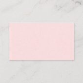 Blush Pink Gold Geometric Weddenwebsite - Gegevens Informatiekaartje (Achterkant)
