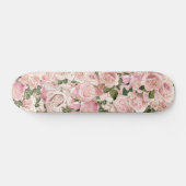 Blush Pink Gold Glam Rozen Persoonlijk Skateboard (Horizontaal)