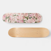 Blush Pink Gold Glam Rozen Persoonlijk Skateboard (Horizontaal)