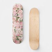 Blush Pink Gold Glam Rozen Persoonlijk Skateboard (Voorkant)