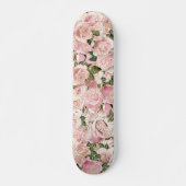 Blush Pink Gold Glam Rozen Persoonlijk Skateboard (Voorkant)