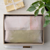Blush Pink Gold Glam-Waterverf Hallo prachtig Tissuepapier (Geschenk)