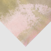 Blush Pink Gold Glam-Waterverf Hallo prachtig Tissuepapier (Detail)