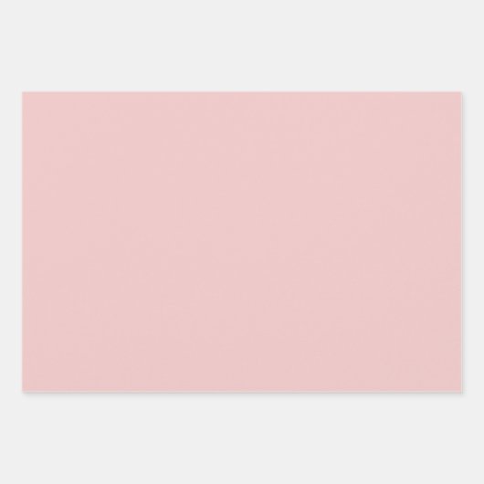 Blush Pink Gold Glitter Glam Inpakpapier Vel (Voorkant 2)