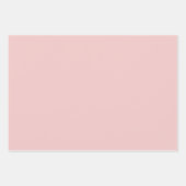 Blush Pink Gold Glitter Glam Kerstbomen Inpakpapier Vel (Voorkant 2)