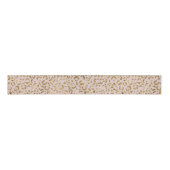 Blush Pink Gold Glitter Luipaard Print Grosgrain Lint (Voorkant)