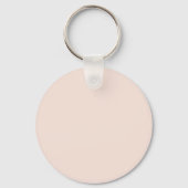Blush Pink Gold Glitter Wimpers Sparkle Sleutelhanger (Achterkant)
