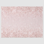 Blush Pink Gold Glitz Glitter Sparkle Tissuepapier (Voorkant)