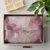 Blush Pink Gold Leaves Vrijgezellenfeest Tissuepapier (Geschenk)