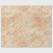 Blush Pink Gold-leopard-printer    Cadeaupapier (Vlak)