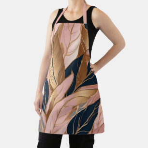 Blush Pink Gold Modern Boho Leaves Collectie Schort