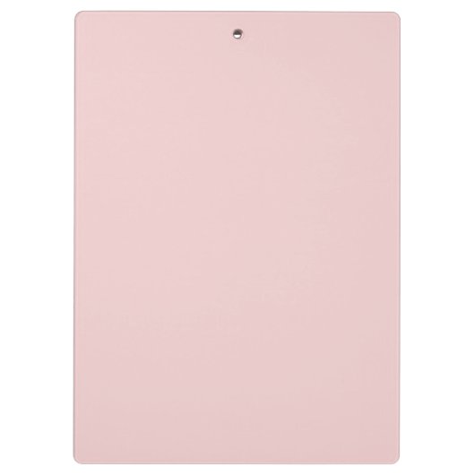 Blush Pink Gold Modern Script Girly Monogram Naam Klembord (Achterkant)