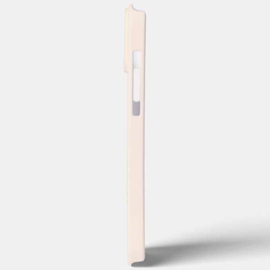 Blush Pink Gold Monogram Initiaal Trendy Case-Mate iPhone Case (Achterkant / Links)