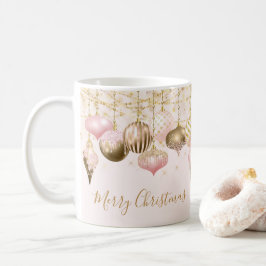 Blush Pink Gold Ornament Koffiemok