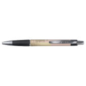 Blush Pink Gold Promotionele Zakelijke Logo & Naam Pen (Achterkant)