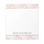 Blush Pink Gold Rose Petals Notitieblok (Voorkant)