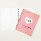 Blush Pink Gold Sparkles Wedding Planner (Display)