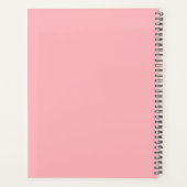 Blush Pink Gold Sparkles Wedding Planner (Achterkant)