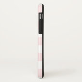 Blush Pink Gold stripe monogram doos Case-Mate iPhone Case (Achterkant/links)