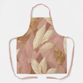 Blush Pink Gold Trendy Boho Leaves Collectie Schort (Voorkant)