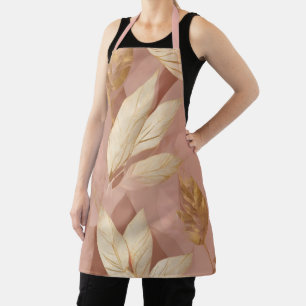 Blush Pink Gold Trendy Boho Leaves Collectie Schort