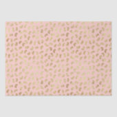 Blush Pink Golden Paint Strokes #FFCEC7 Tissuepapier (Voorkant)