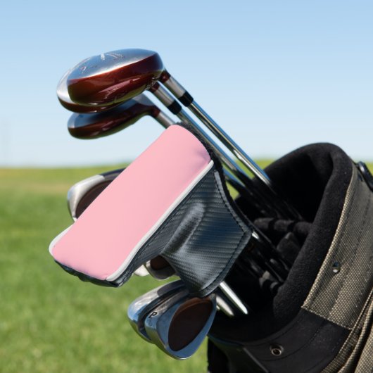 Blush Pink Golf Head Hoesje - Stijlvolle beschermi Golfheadcover (Insitu)