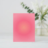 Blush Pink Gradient Briefkaart – Elegant & Chic (Staand voorkant)