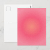 Blush Pink Gradient Briefkaart – Elegant & Chic (Voorkant / Achterkant)