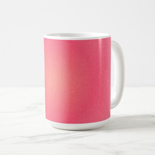 Blush Pink Gradient Coffee Mok (Voorkant rechts)