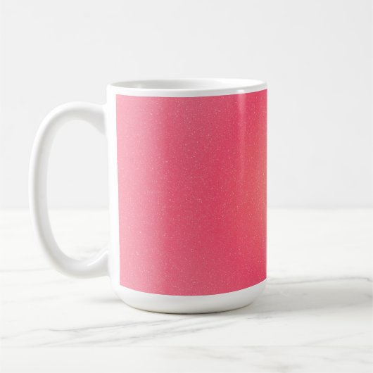 Blush Pink Gradient Coffee Mok (Links)