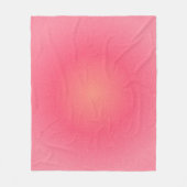 Blush Pink Gradient Fleece Deken (Voorkant)