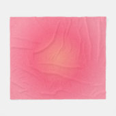Blush Pink Gradient Fleece Deken (Voorkant (Horizontaal))