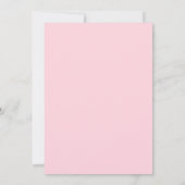 Blush Pink Gradient Photo Birthday Thank you card Kaart (Achterkant)