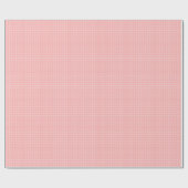 Blush Pink Grid Pattern voor Baby shower, Verjaard Cadeaupapier (Vlak)