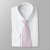 Blush Pink Groom en Groomsmen Initialen Weddenscha Stropdas (Gebonden)