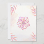 Blush Pink Guess de Jurk Vrijgezellenfeest Game Ka Kaart (Achterkant)