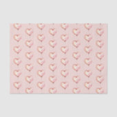 Blush Pink Hearts Birthday Tissuepapier (Voorkant)