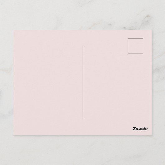 Blush Pink Hearts Katten Denken aan jou Briefkaart (Achterkant)