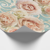  Blush Pink Heirloom Rozen Floral Damask