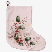 Blush Pink Holly en bessen