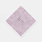 Blush Pink Hydrangea Wedding Paper Napkins Servet (Hoek)